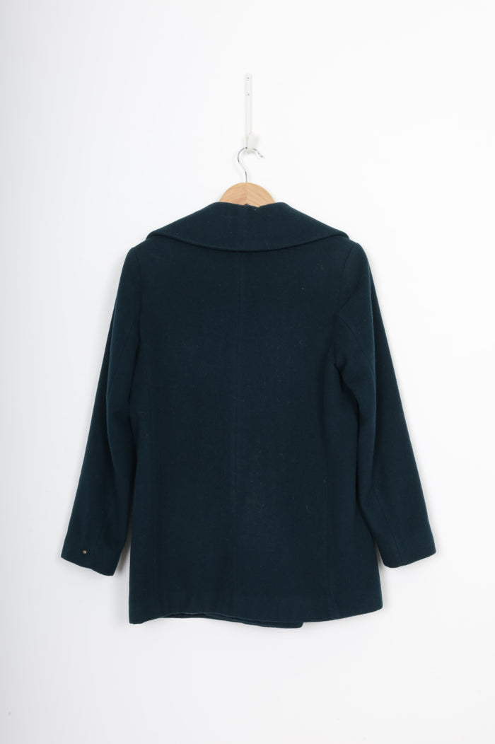 Liam Womens Green Coat Size 8