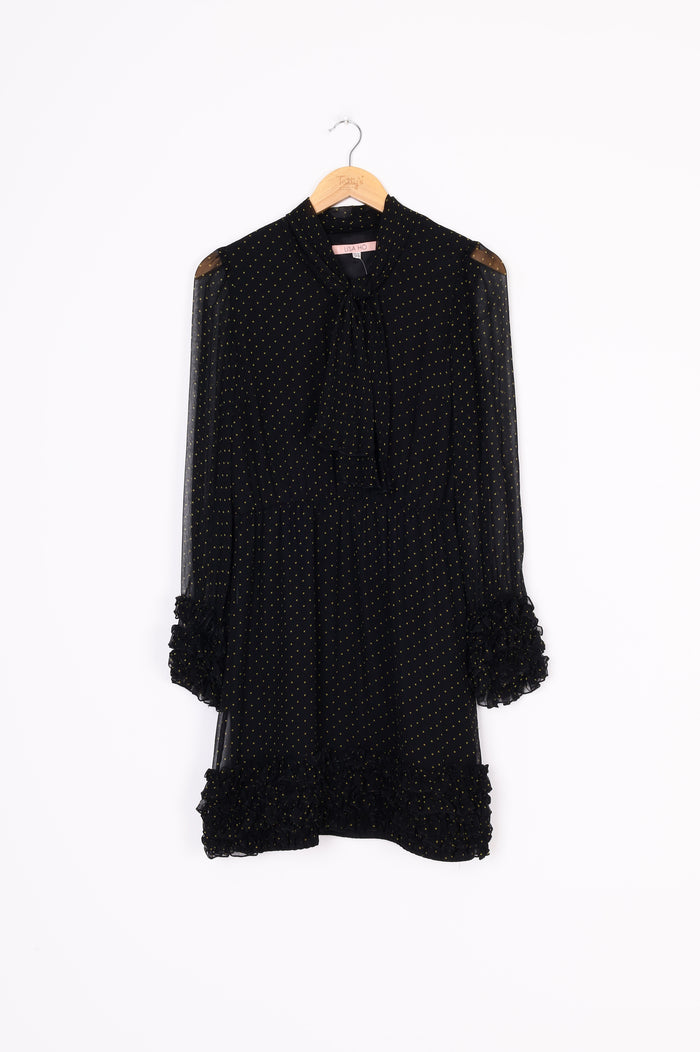 Lisa Ho Womens Black Dress Size 10