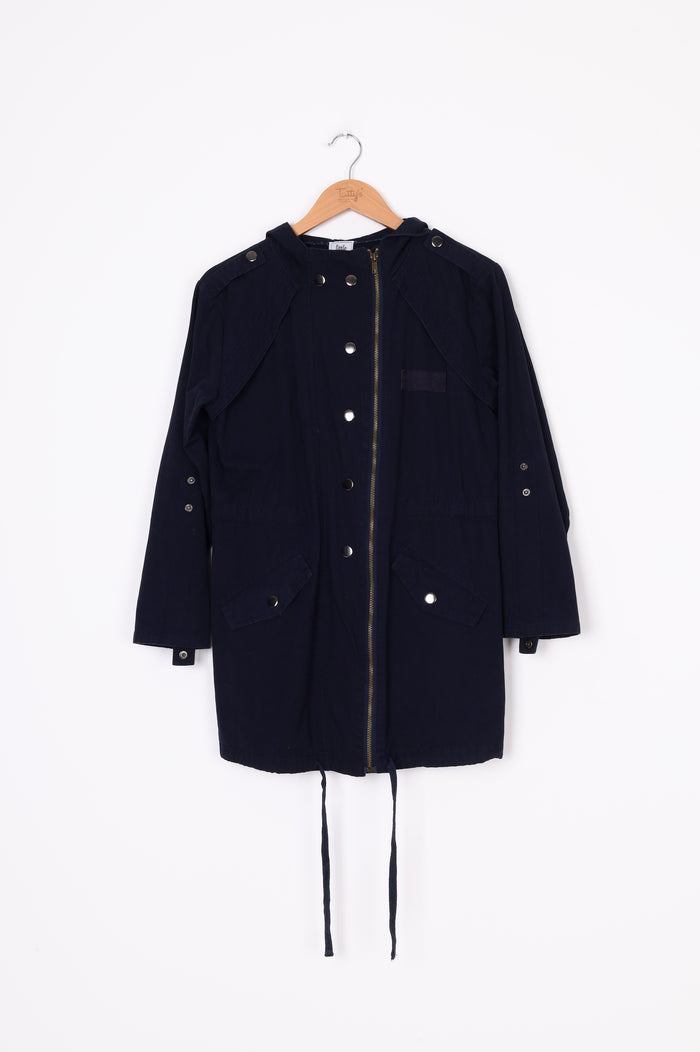 Little One Womens Blue Jacket Size 8