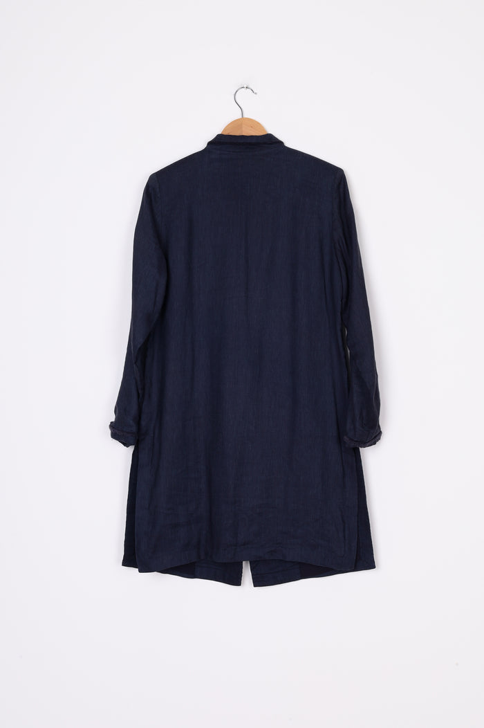 Loobies Story Womens Blue Coat Size 12