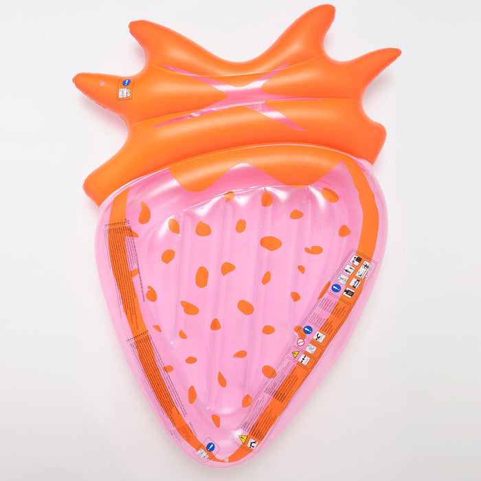 Luxe lie-on Strawberry Floatie