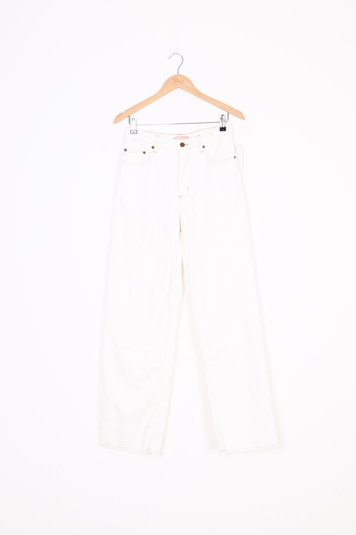 Maggie Marilyn Womens White Jeans Size 8