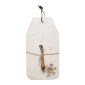 Marble Cutting Board with Cheese Knife + Snowflake Design