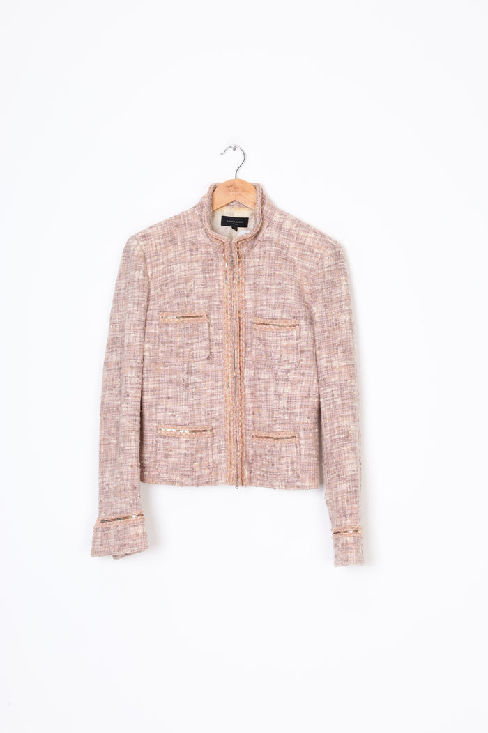 Marina Babini Womens Pink Jacket Size 44