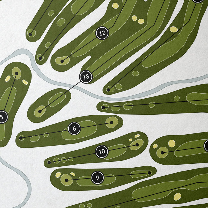 Marshall Golf Club | Golf Course Map | Close+Up