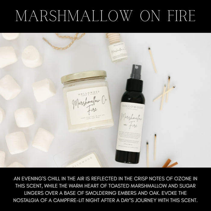 MARSHMALLOW ON FIRE | CANDLES