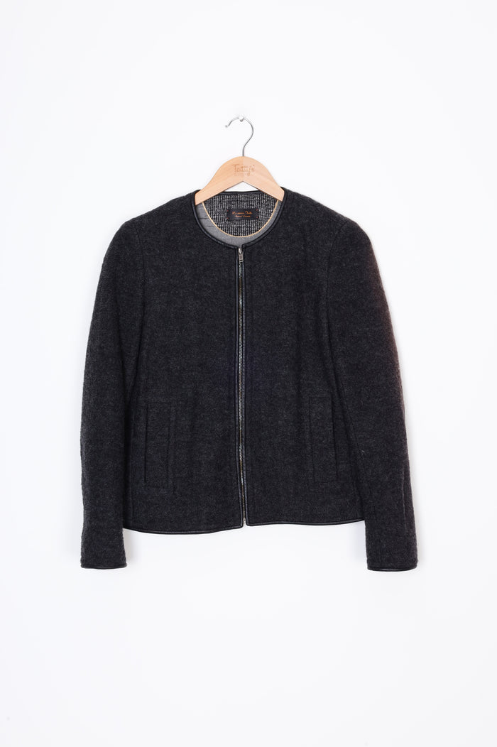 Massimo Dutti Womens Grey Jacket Size S