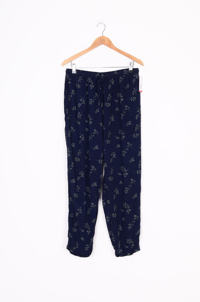 Max Womens Blue Pants Size 14