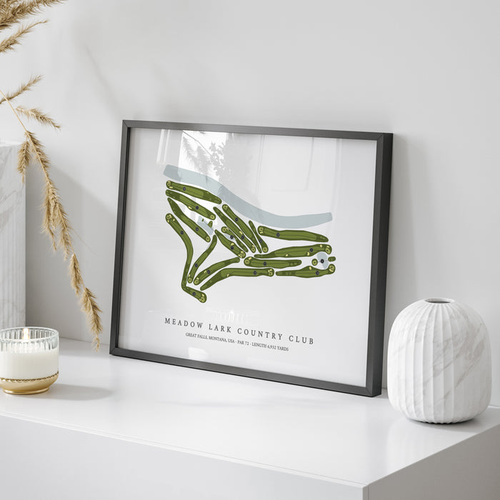 Meadow Lark Country Club | Golf Course Map | On Table