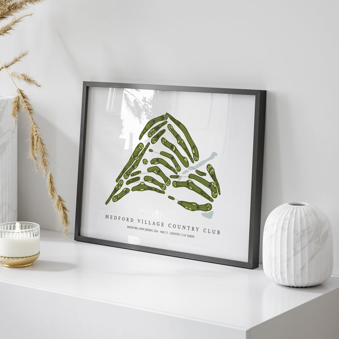 Medford Village Country Club | Golf Course Map | On Table