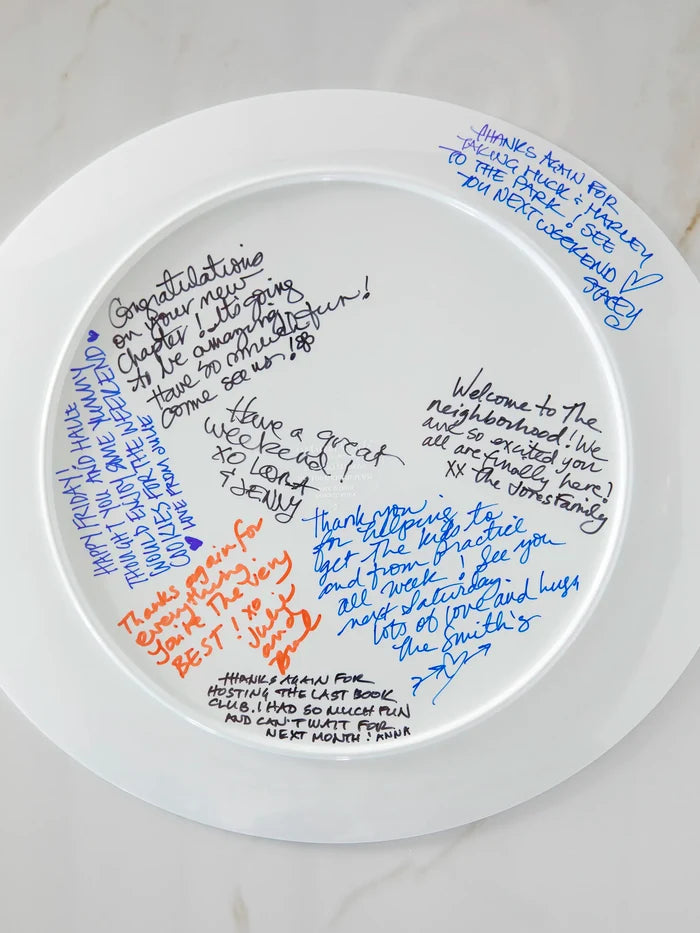Melamine Giving Plate - Cream-view 2