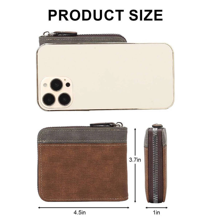 Mens RFID Blocking Leather Wallet