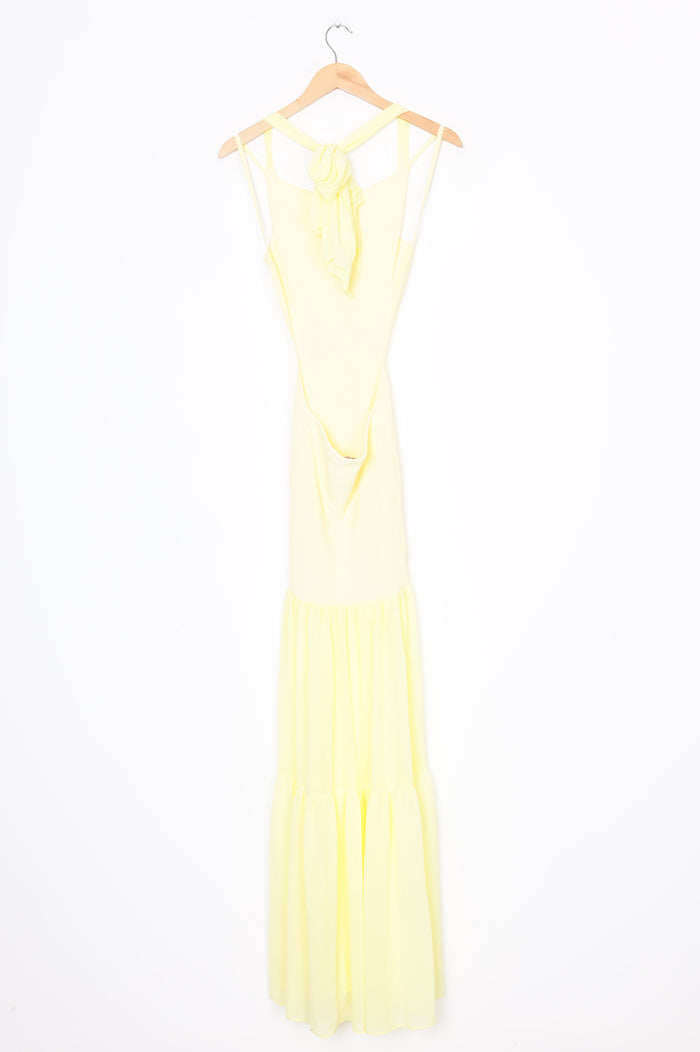 Meshki Womens Yellow Dress Size S