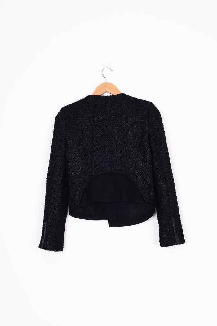 Michaa Womens Black Jacket Size S