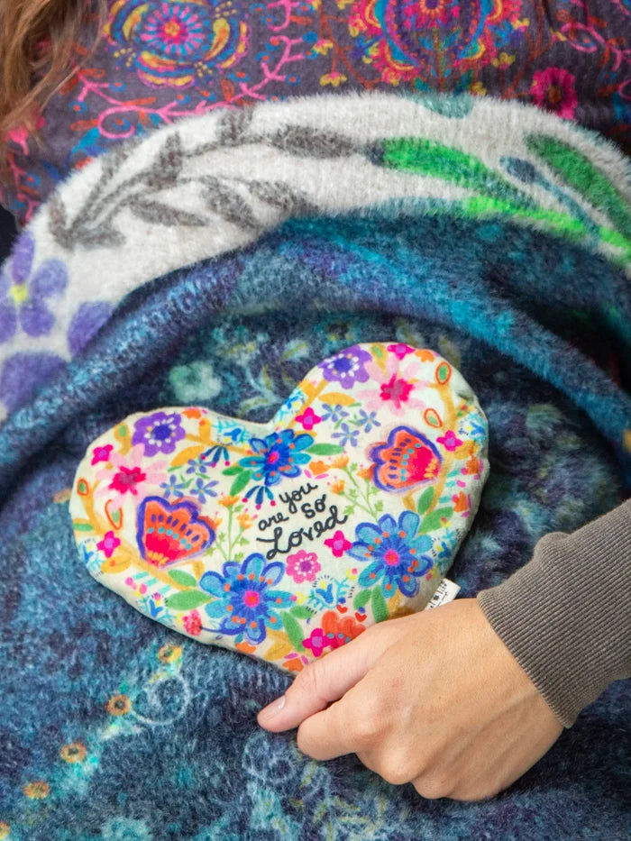 Shaped Weighted Eye Mask - You Are So Loved Heart-view 1
