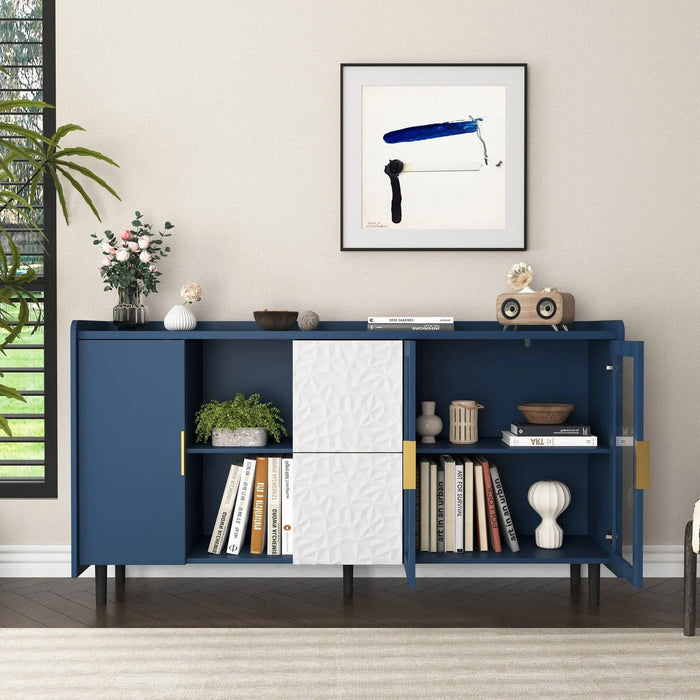 Modern Coffee Bar Cabinet with Storage