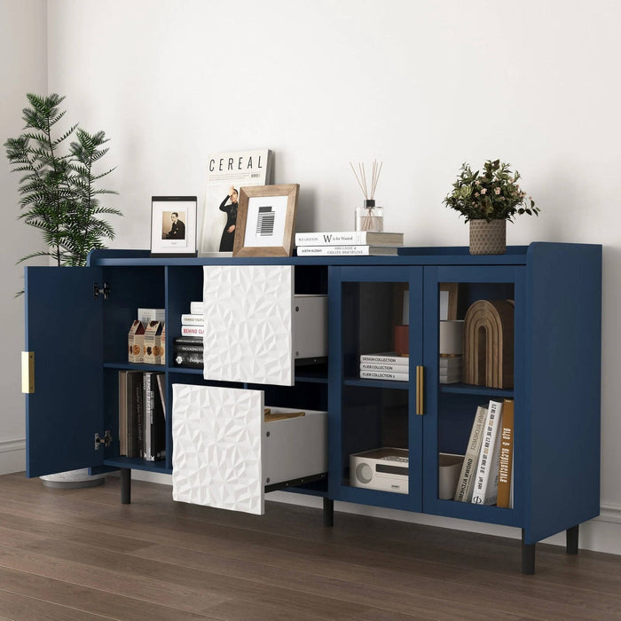 Modern Coffee Bar Cabinet with Storage