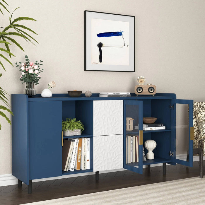 Modern Coffee Bar Cabinet with Storage