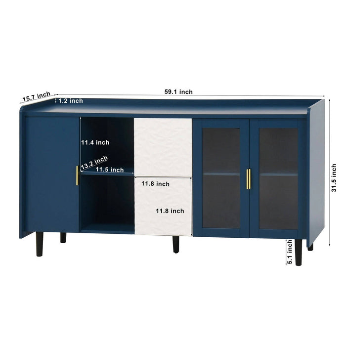 Modern Coffee Bar Cabinet with Storage