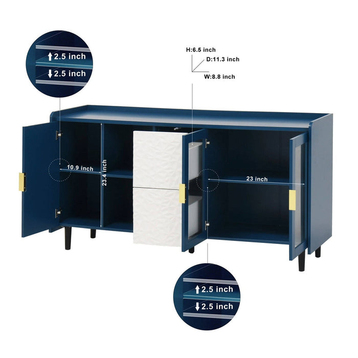 Modern Coffee Bar Cabinet with Storage