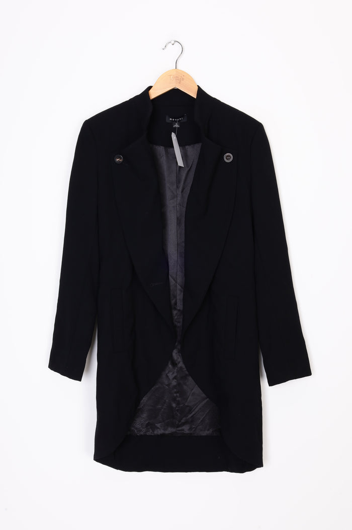 Moochi Womens Black Coat Size 8