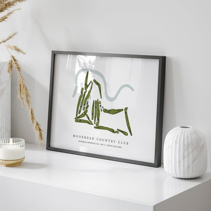Moorhead Country Club | Golf Course Map | On+Table