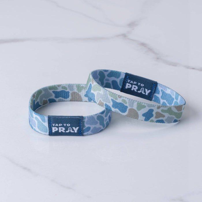 Moss & Slate | River Rock Camo | Tap To Pray® Wristband