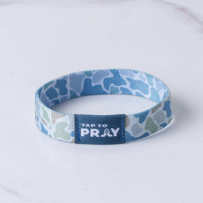 Moss & Slate | River Rock Camo | Tap To Pray® Wristband