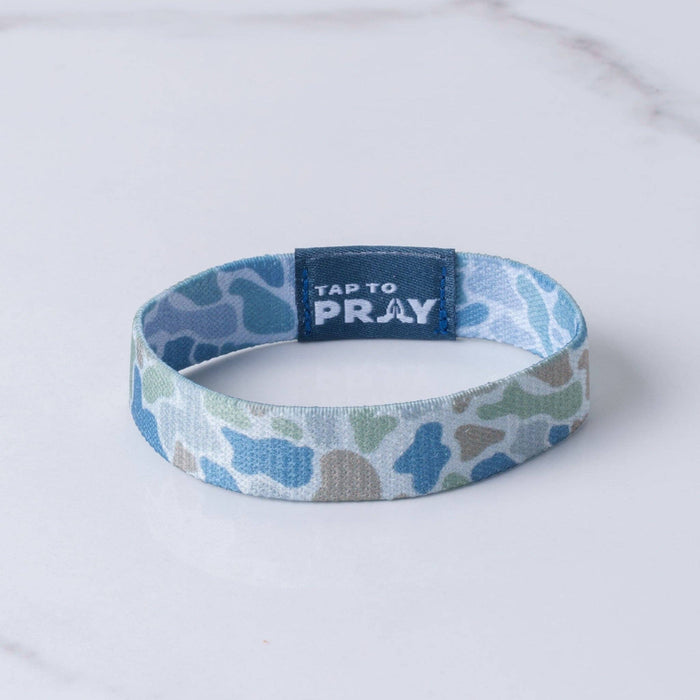 Moss & Slate | River Rock Camo | Tap To Pray® Wristband