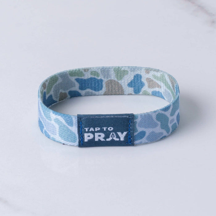 Moss & Slate | River Rock Camo | Tap To Pray® Wristband