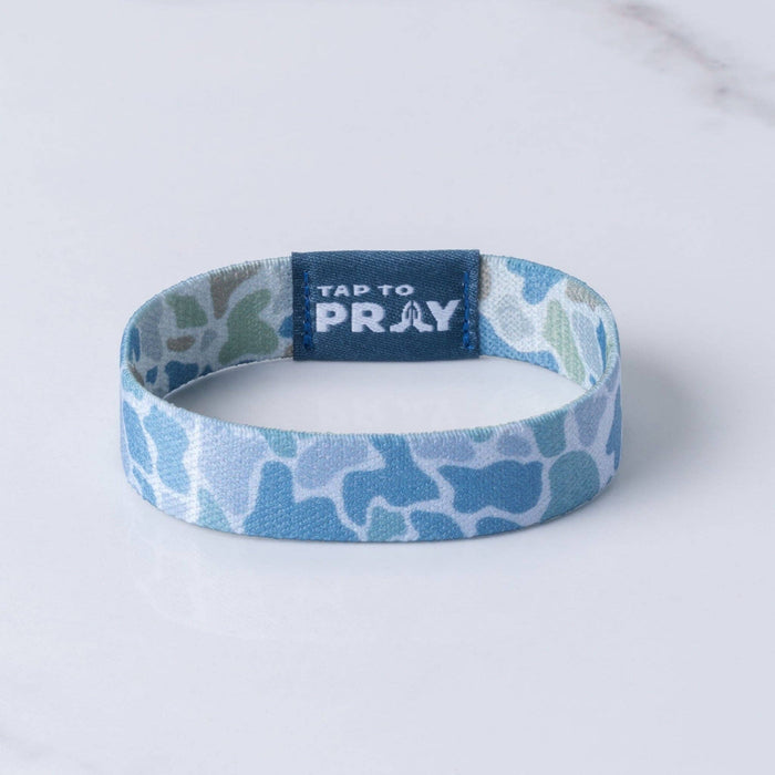 Moss & Slate | River Rock Camo | Tap To Pray® Wristband