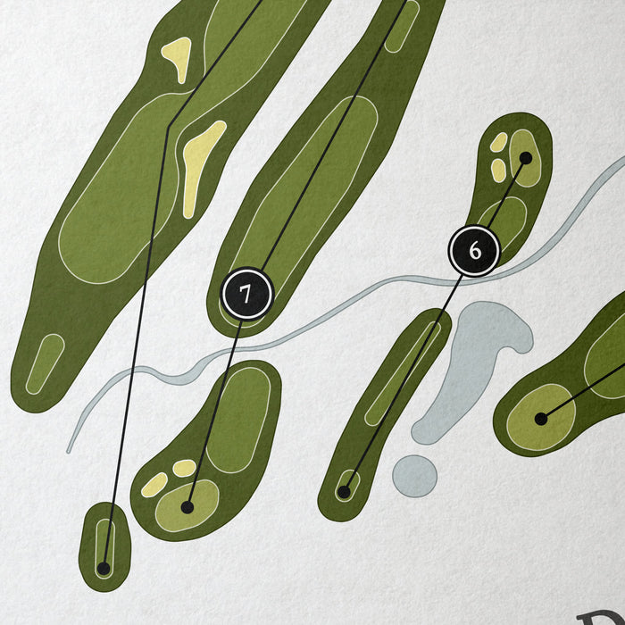 Mosswood Meadows Golf Course | Golf Course Map | Close Up