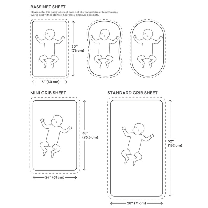 Mushie Extra Soft Muslin Bassinet Sheet