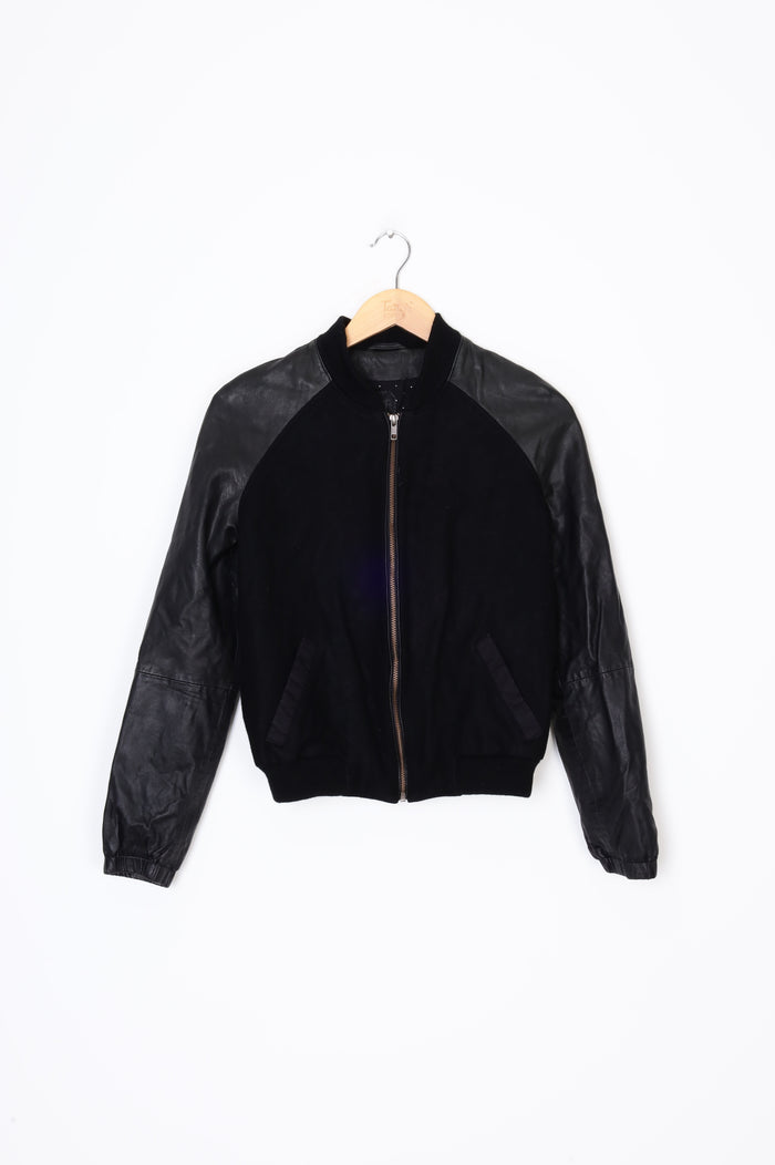 Nafnaf Womens Black Jacket Size 38
