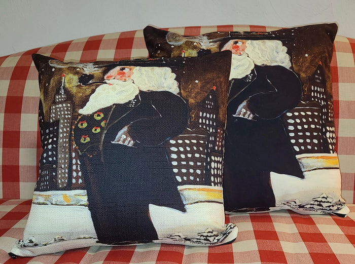 NANCY THOMAS PILLOWS - Santas - Uptown Santa