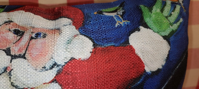 NANCY THOMAS PILLOWS - Santas - Wind-Up Bird