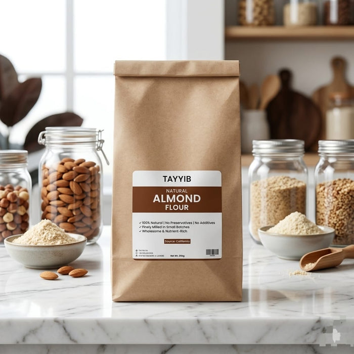 Natural Almond Flour 350g - Tayyib Store - Tayyib Foods - Lahore