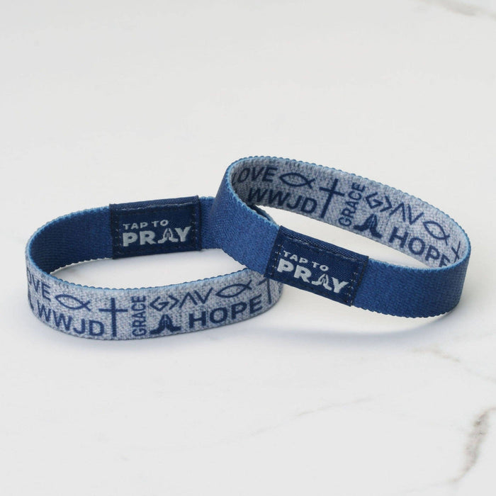 Navy | Symbols of Faith | Tap To Pray® Wristband
