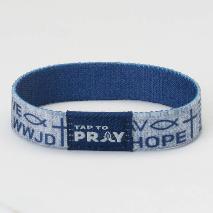 Navy | Symbols of Faith | Tap To Pray® Wristband