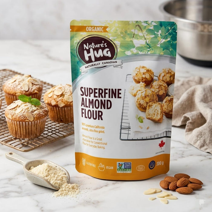NH Organic Almond Flour 320g - Tayyib Store - Nature's Hug - Lahore