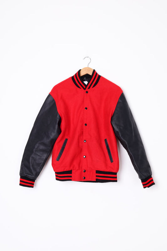 No Label Mens Red Jacket Size XS