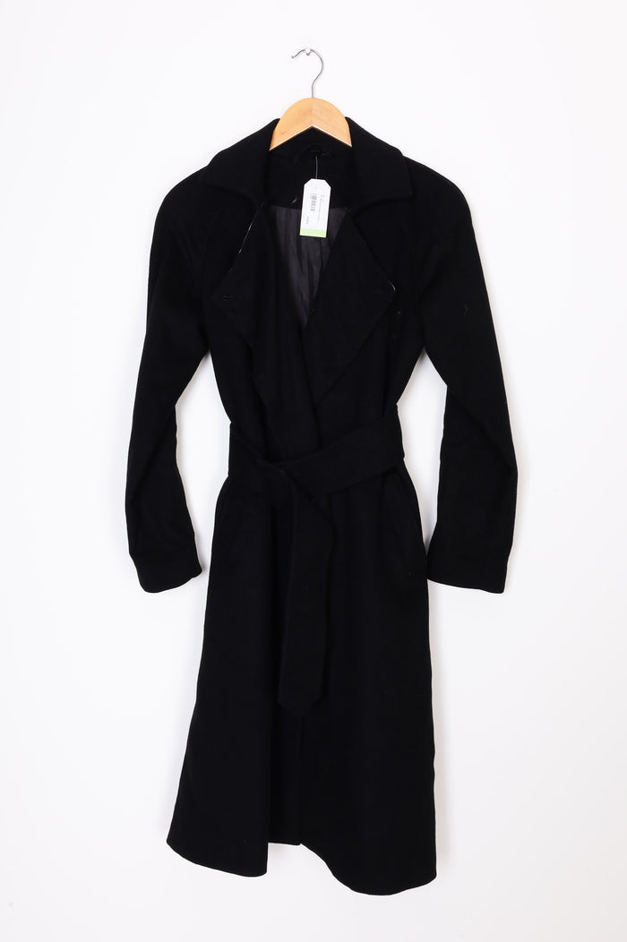 No Label Womens Black Coat Size S