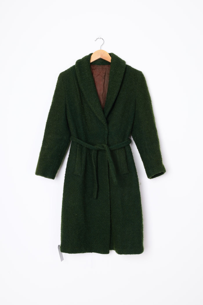 No Label Womens Green Coat Size M