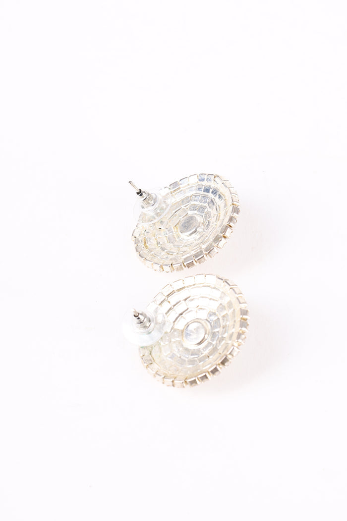 No Label Womens Metallic Earrings Size O/S
