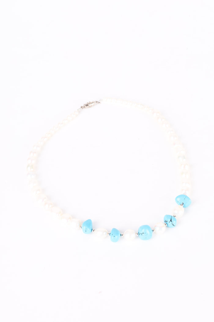 No Label Womens White Necklace Size O/S