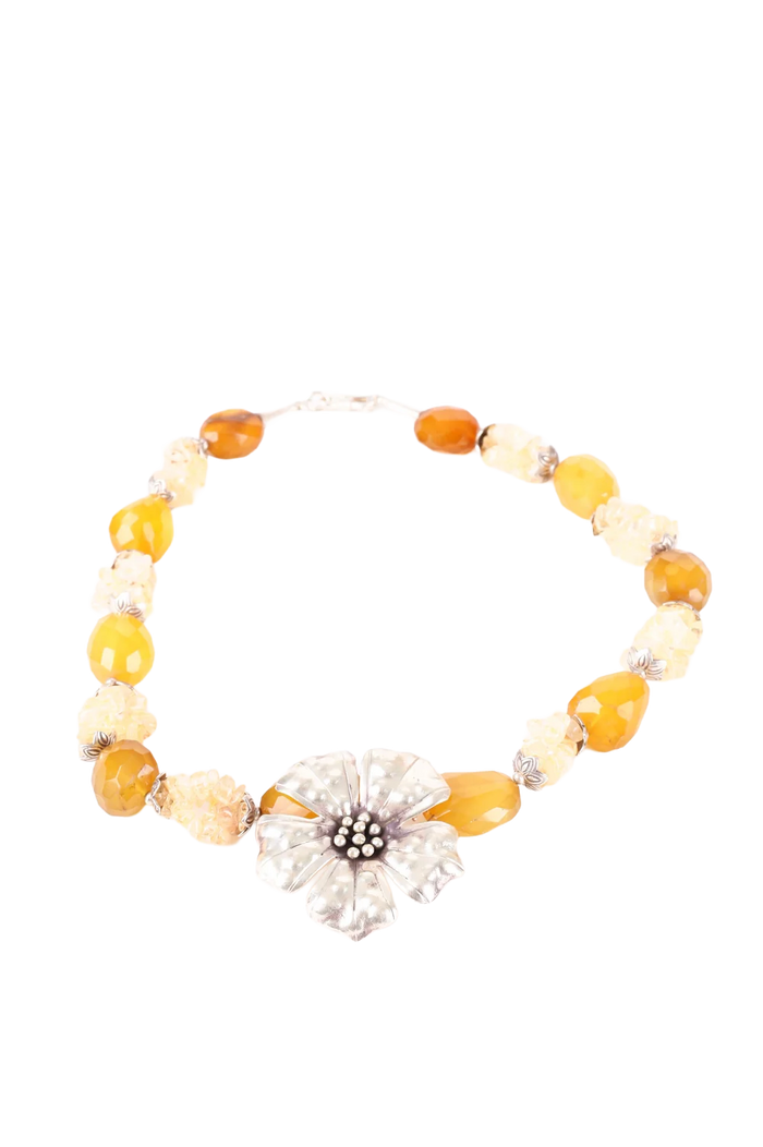 No Label Womens Yellow Necklace Size O/S