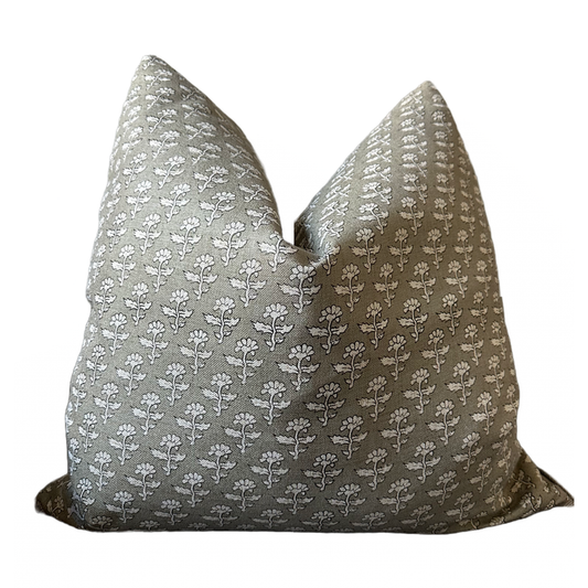 Noa Sage Pillow Cover: 22x22 Cover Only