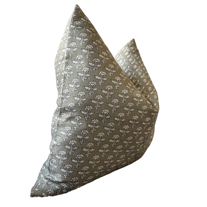 Noa Sage Pillow Cover: 22x22 Cover Only