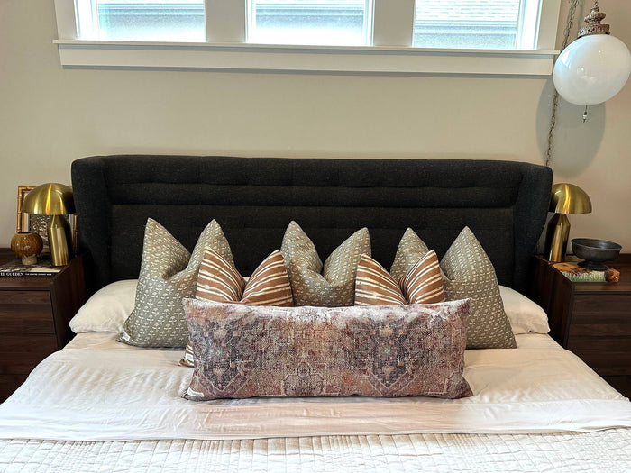 Noa Sage Pillow Cover: 22x22 Cover Only