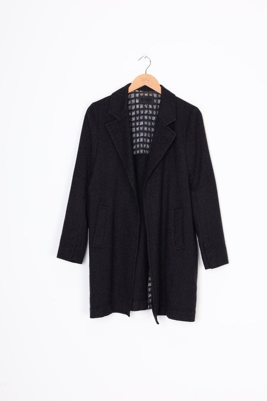 Nom D Womens Grey Coat Size 10